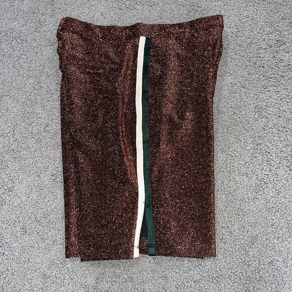 SCOTCH & SODA Metallic Bronze Bermuda Shorts w/ Racing Track Stripes EUC -Size S - Picture 8 of 16